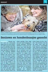 Maarssen, honden oppas Maarssen, Maarssen honden oppas, hondenoppas uit de buurt, hondenoppas uit de wijk, opa past op hond, oma past op hond